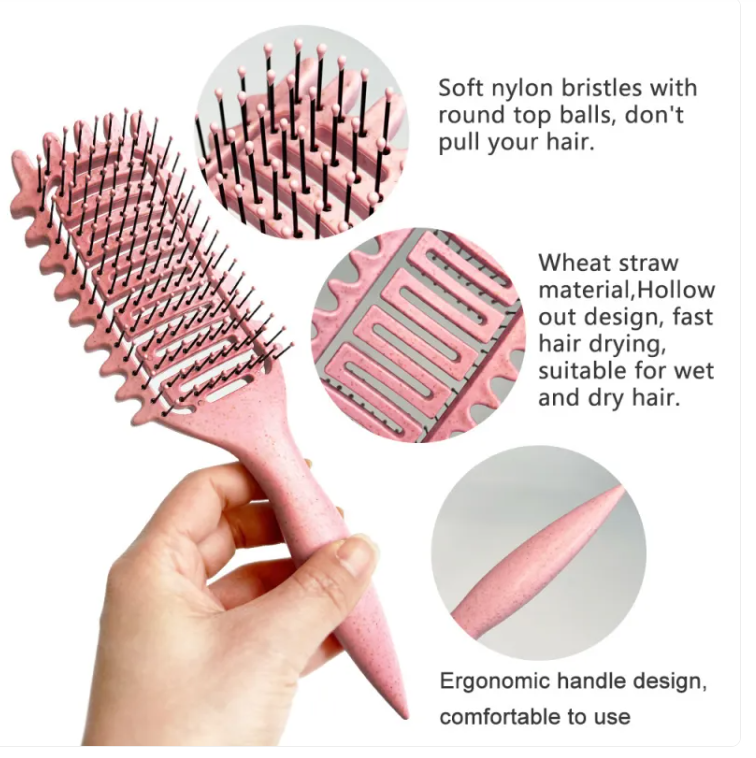 Bounce Curl Defining Hair Brush and Scalp Massager