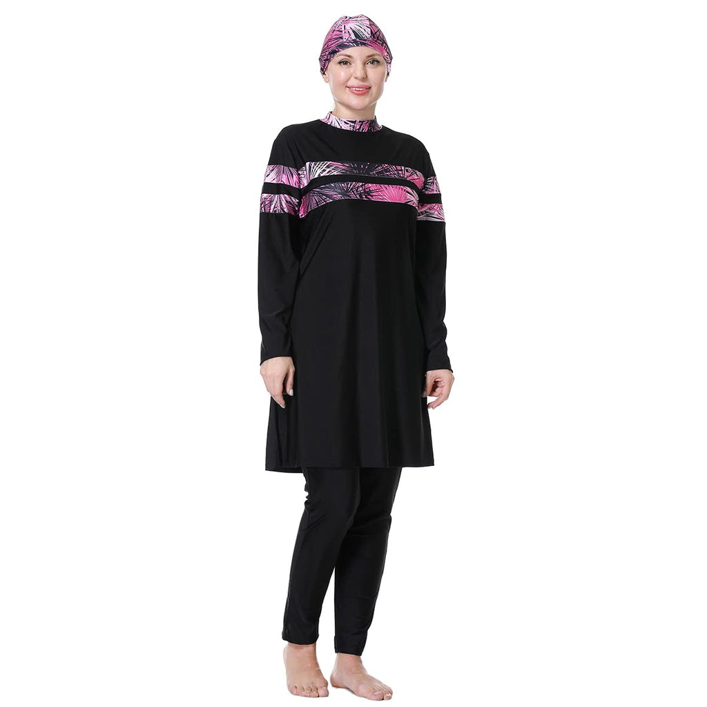 Elegant Modest Muslim Swimwear (3-Piece Set)