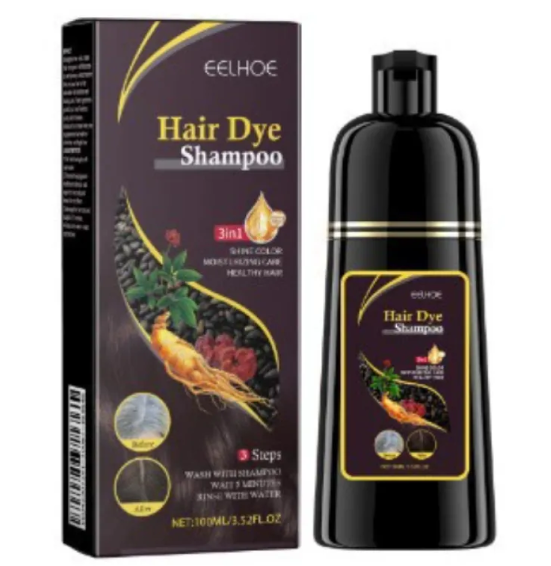 Instant Hair Dye Shampoo (Black and Brown)